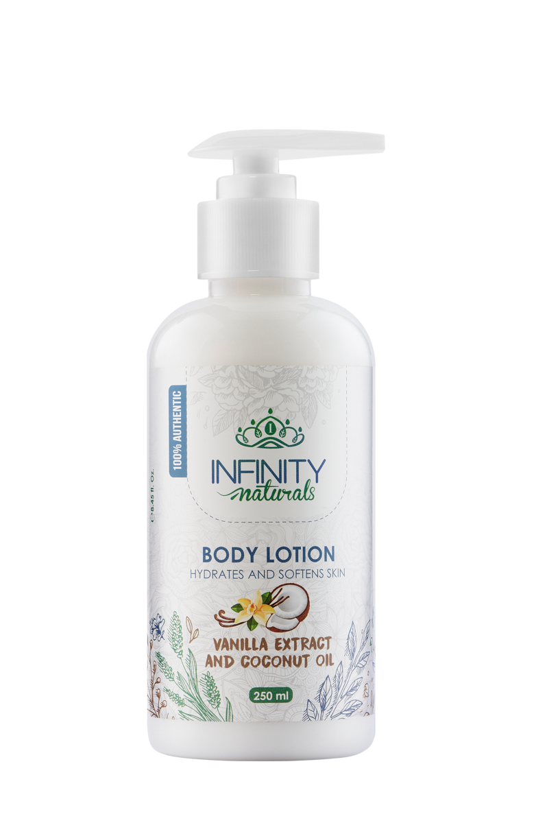 Infinity Naturals Body Lotion Vanilla Extract & Coconut oil