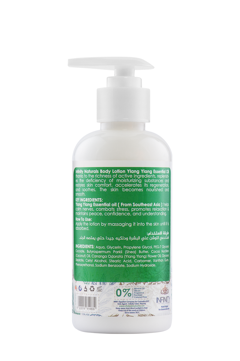 Infinity Naturals Body Lotion Ylang Ylang Essential Oil