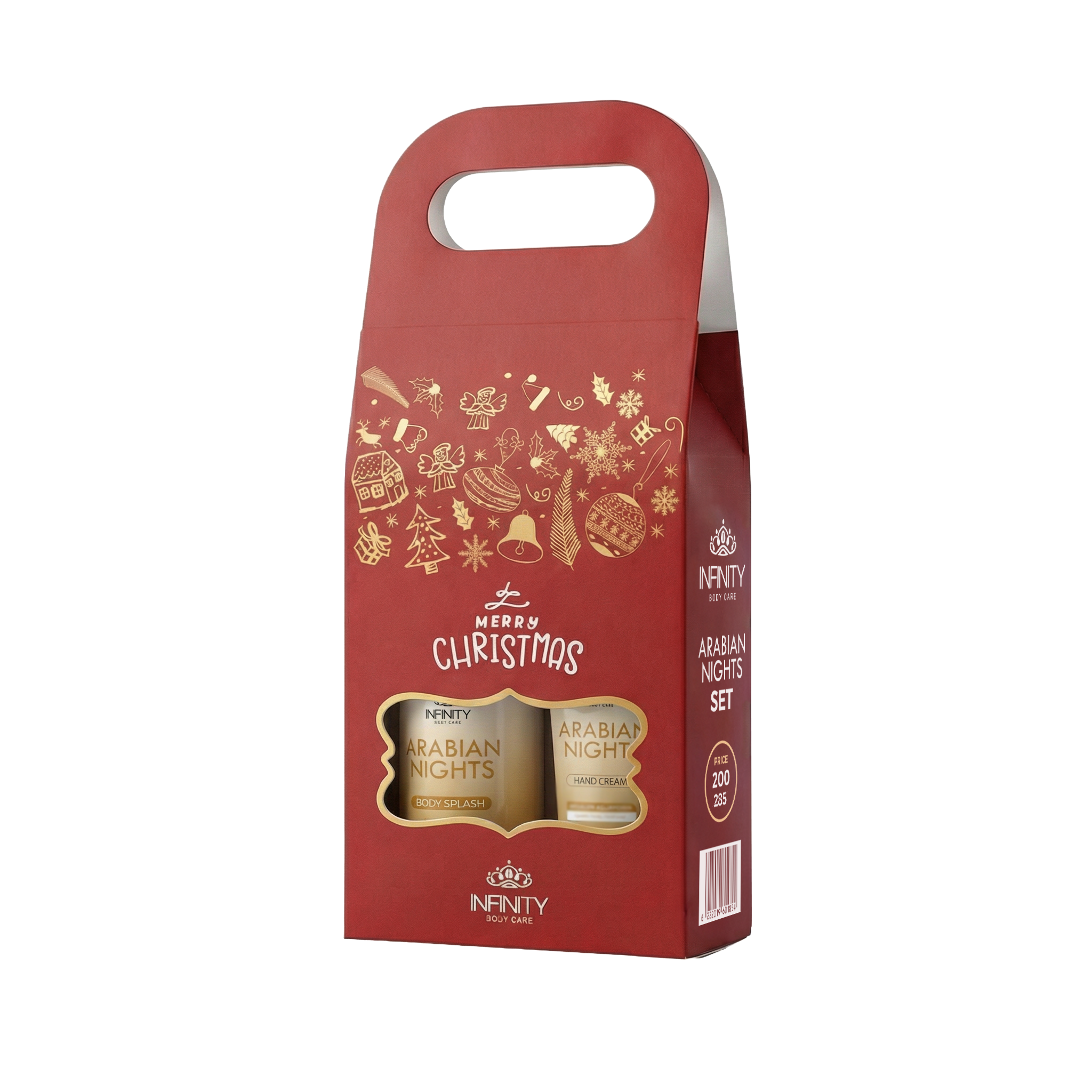Infinity Body Splash Arabian Nights 150ml & Hand Cream Arabian Nights Christmas Bundle