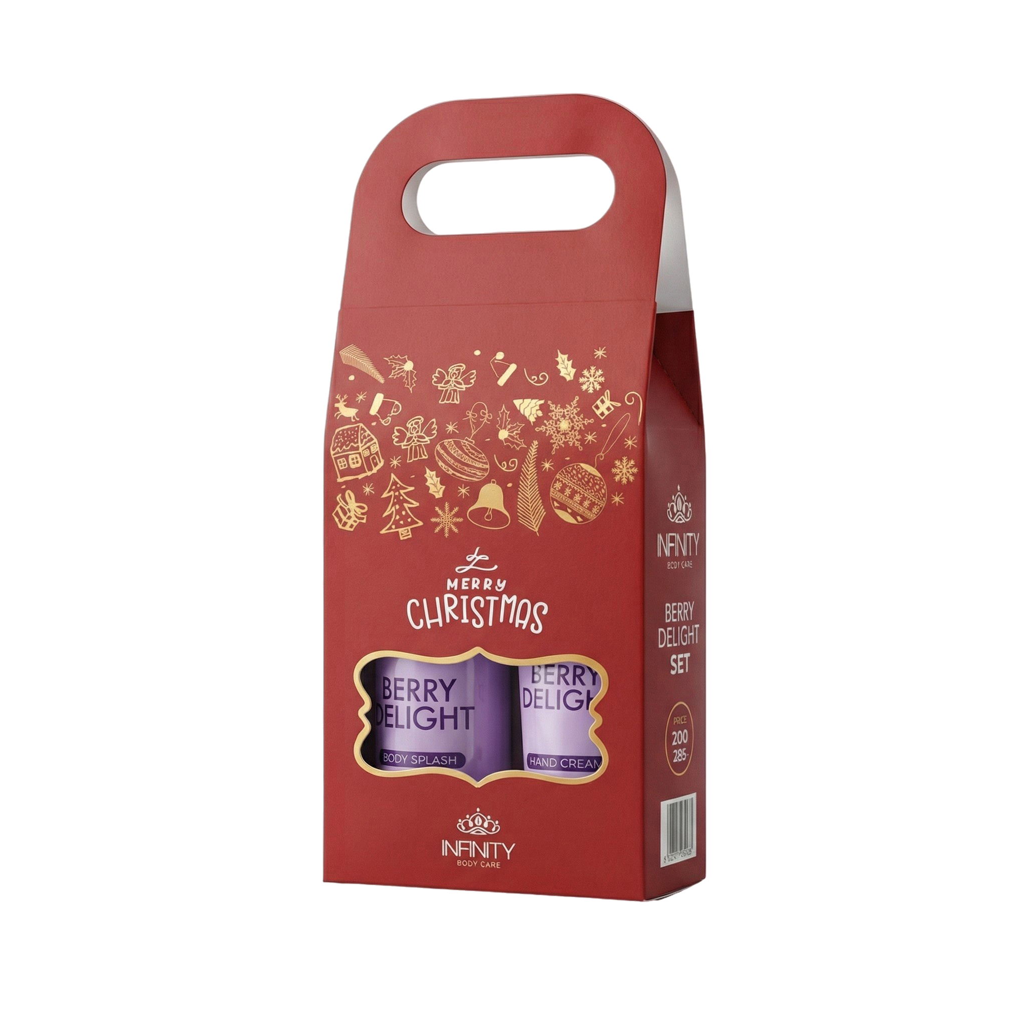 Infinity Body Splash Berry Delight 150ml & Hand Cream Berry Delight Christmas Bundle