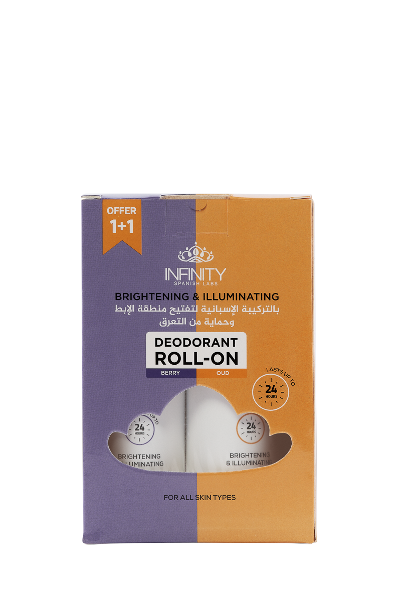 2 Items of Brightening & Illuminating Roll On - Oud & Berry scent Promo Pack
