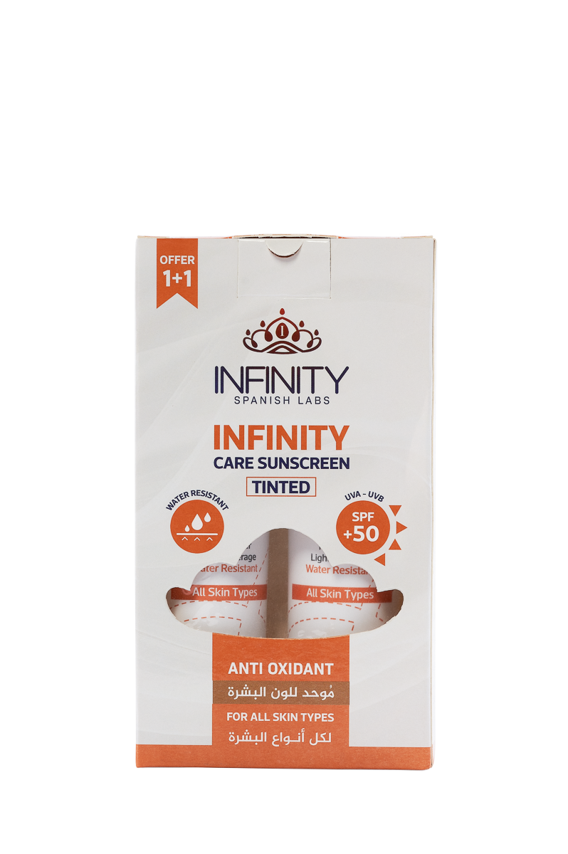 Infinity Care Sunscreen Tinted SPF50+ Promopack