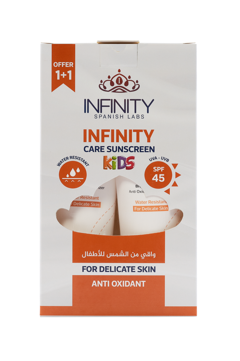 Infinity Care Sunscreen Kids SPF45 - Promopack