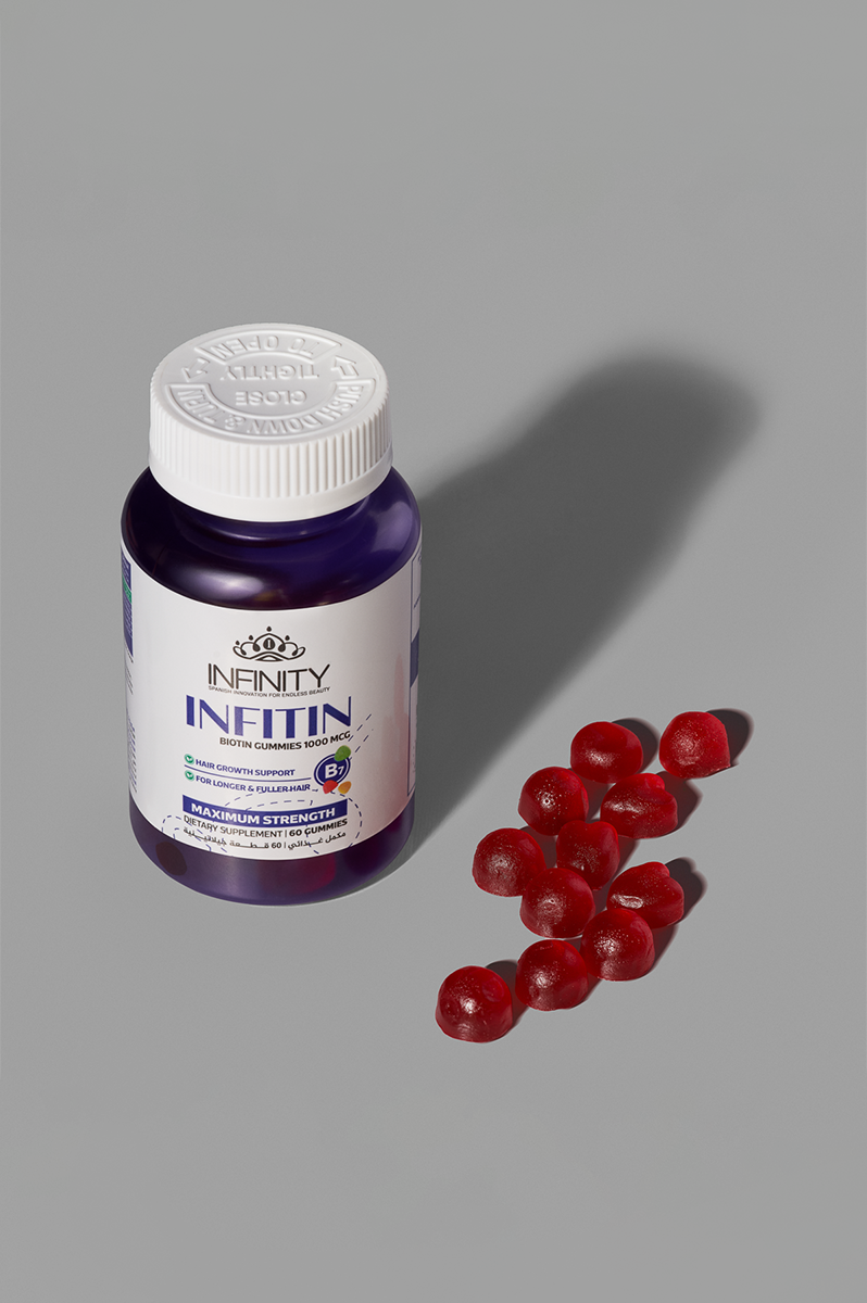 Infitin - 60 Biotin gummies for hair