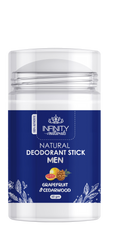 Infinity Natural Deodorant Stick Grapefruit & Cedarwood for Men