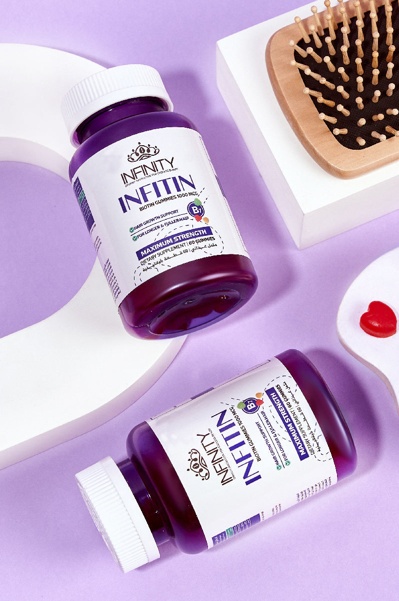 Infitin - 60 Biotin gummies for hair